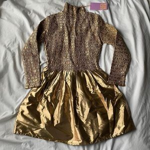 NWT Samantha Pleet Marigold Dress